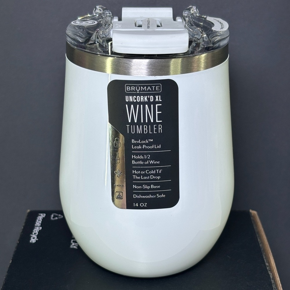 Brumate Ice White Uncork’d XL BNWT
